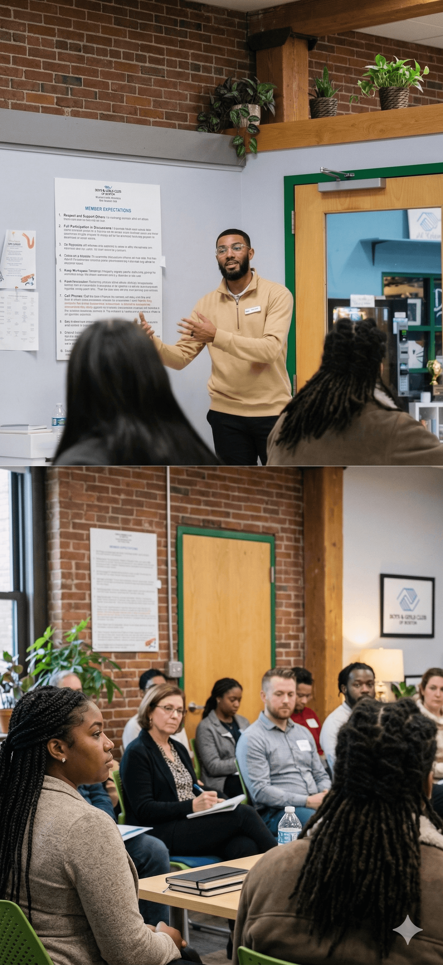 CareerLabs community workshop — young professionals learning and growing together at Boys & Girls Clubs of Boston
